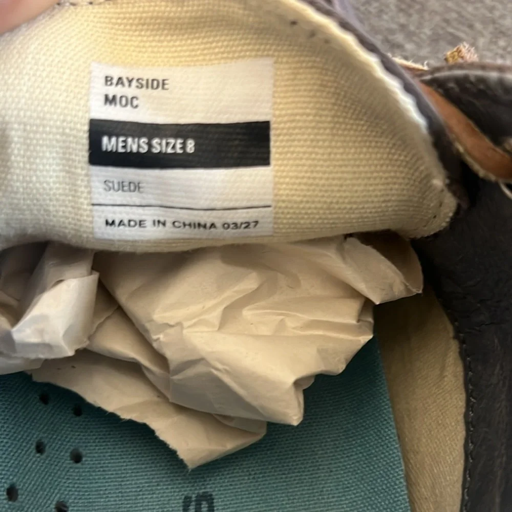 SEAVEES Men‎ Suede Bayside Moc Gray Color Size 8